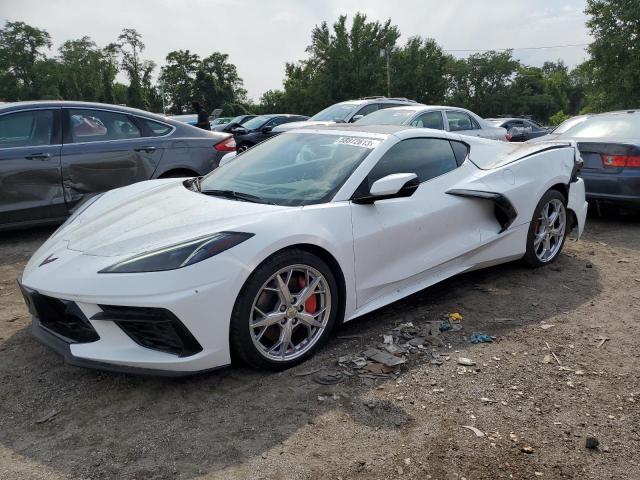 1G1Y82D44L5100543 - 2020 CHEVROLET CORVETTE STINGRAY 3LT WHITE photo 1