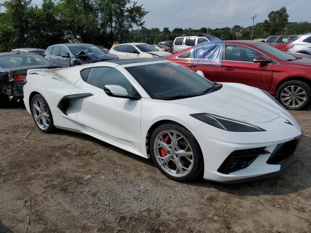 1G1Y82D44L5100543 - 2020 CHEVROLET CORVETTE STINGRAY 3LT WHITE photo 4