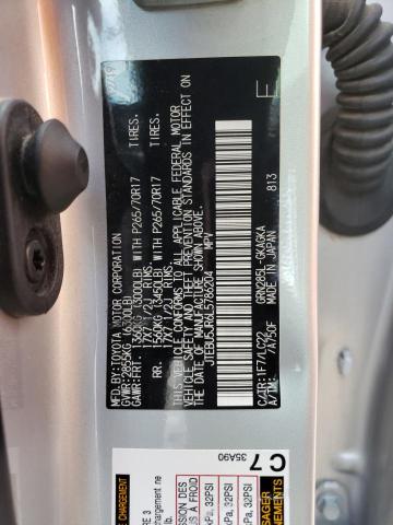 JTEBU5JR6L5786204 - 2020 TOYOTA 4RUNNER SR5/SR5 PREMIUM 银色 照片 13