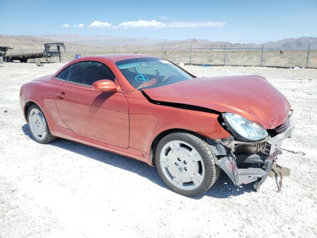 JTHFN48Y620005069 - 2002 LEXUS SC 430 RED photo 4