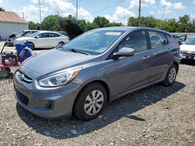 KMHCT5AE5GU264910 - 2016 HYUNDAI ACCENT SE SILVER photo 1