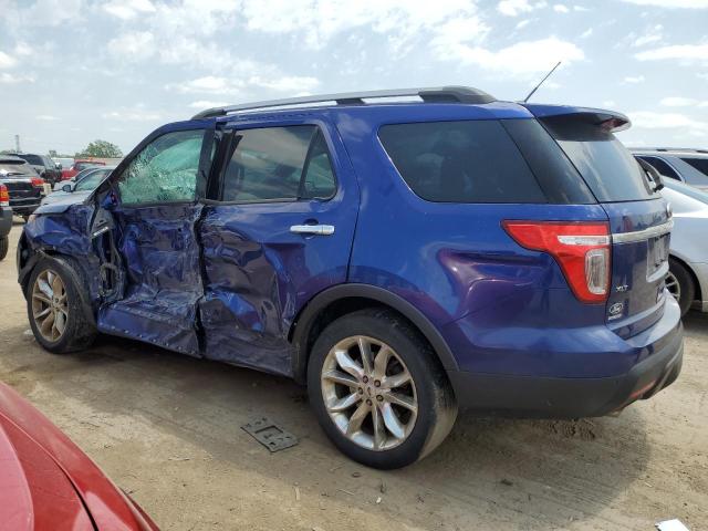 1FM5K7D84FGC23386 - 2015 FORD EXPLORER XLT BLUE photo 2