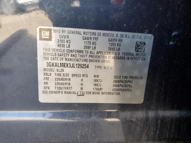 3GKALMEX3JL129254 - 2018 GMC TERRAIN SLE 黑色 照片 13