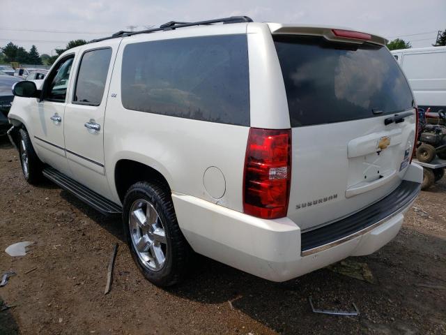 1GNSKKE71ER162766 - 2014 CHEVROLET SUBURBAN K1500 LTZ WHITE photo 2