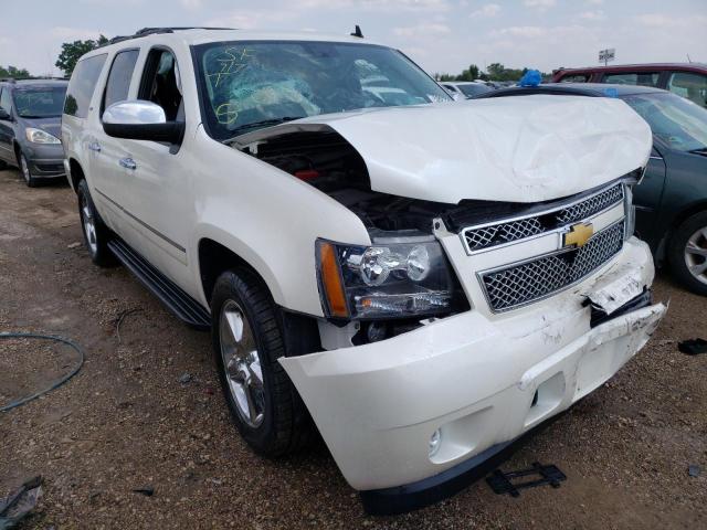 1GNSKKE71ER162766 - 2014 CHEVROLET SUBURBAN K1500 LTZ WHITE photo 4