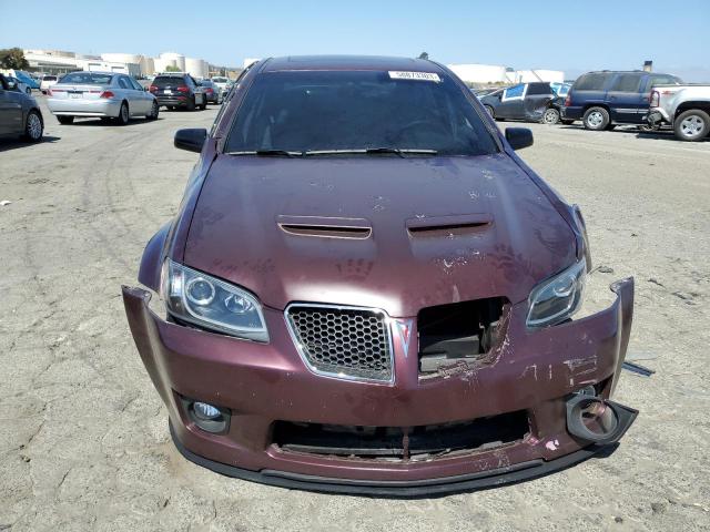 6G2EP57W19L306409 - 2009 PONTIAC G8 GXP BURGUNDY photo 5