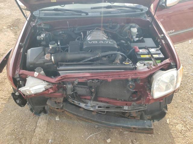 5TBBT44153S435651 - 2003 TOYOTA TUNDRA ACCESS CAB SR5 BURGUNDY photo 11