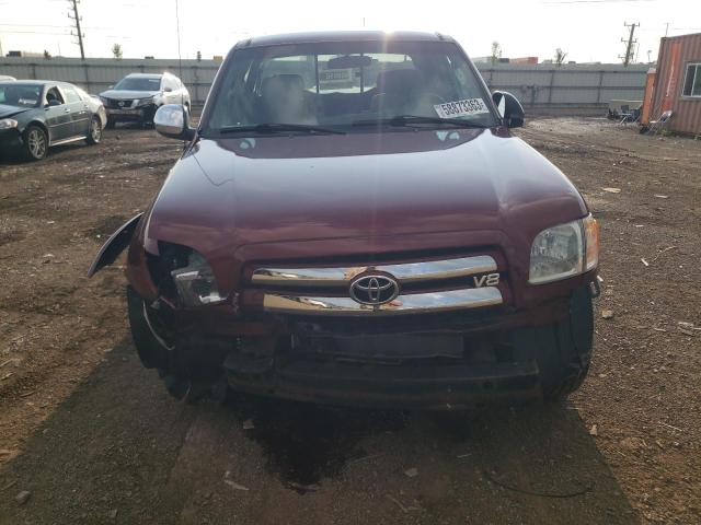5TBBT44153S435651 - 2003 TOYOTA TUNDRA ACCESS CAB SR5 BURGUNDY photo 5