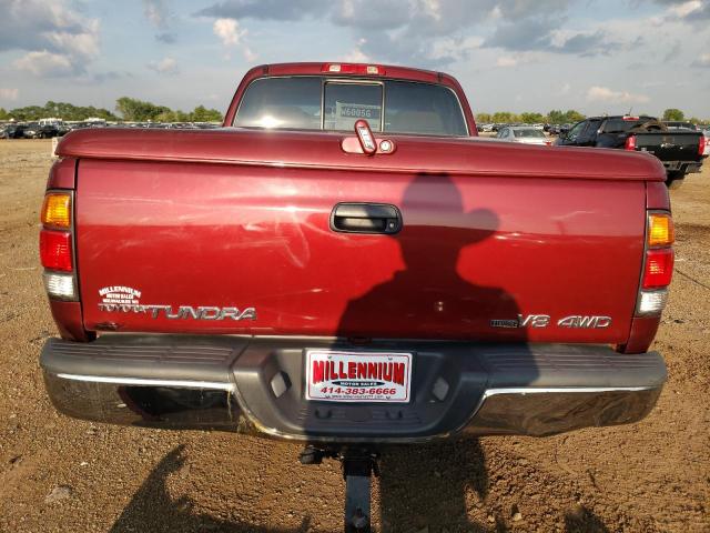 5TBBT44153S435651 - 2003 TOYOTA TUNDRA ACCESS CAB SR5 BURGUNDY photo 6