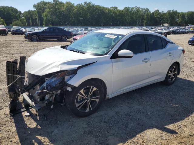 3N1AB8CV5LY311277 - 2020 NISSAN SENTRA SV WHITE photo 1