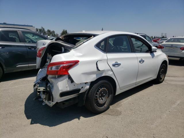 3N1AB7AP8HY387419 - 2017 NISSAN SENTRA S WHITE photo 3