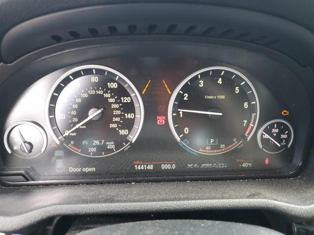 5UXXW7C55J0W64498 - 2018 BMW X4 XDRIVEM40I BLACK photo 9