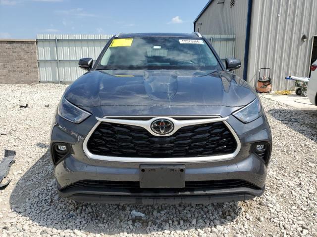 5TDGZRBH9NS591817 - 2022 TOYOTA HIGHLANDER XLE CHARCOAL photo 5
