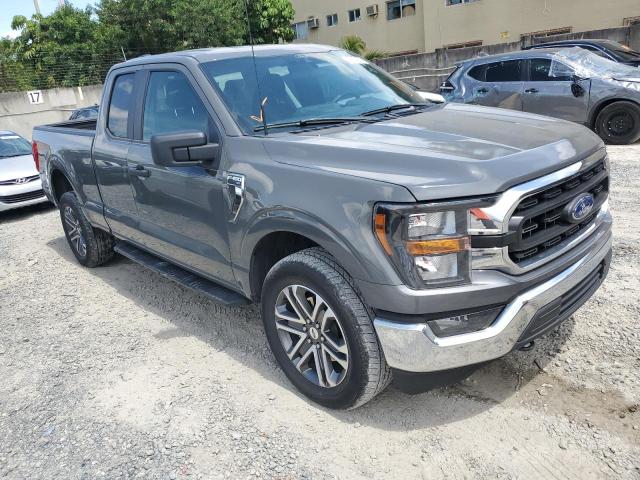 1FTFX1E82MKD20022 - 2021 FORD F150 SUPER CAB GRAY photo 4