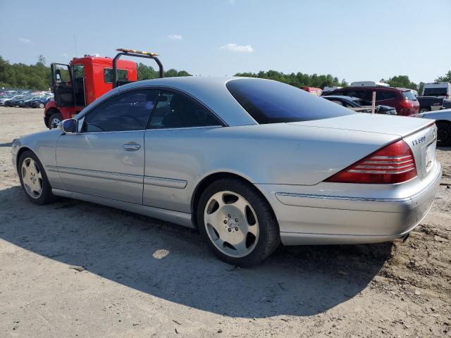 WDBPJ78J31A012073 - 2001 MERCEDES-BENZ CL 600 SILVER photo 2