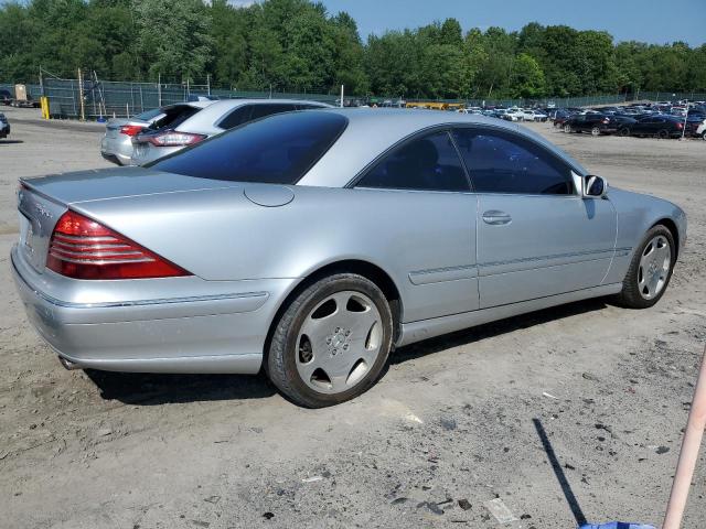 WDBPJ78J31A012073 - 2001 MERCEDES-BENZ CL 600 SILVER photo 3