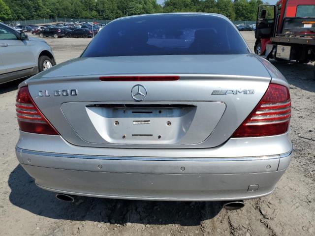 WDBPJ78J31A012073 - 2001 MERCEDES-BENZ CL 600 SILVER photo 6