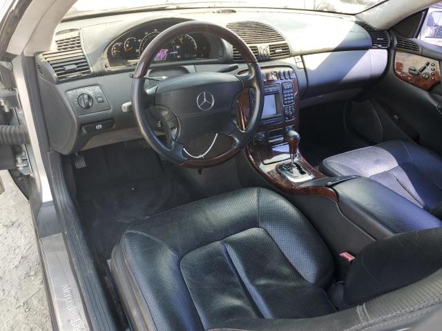 WDBPJ78J31A012073 - 2001 MERCEDES-BENZ CL 600 SILVER photo 8