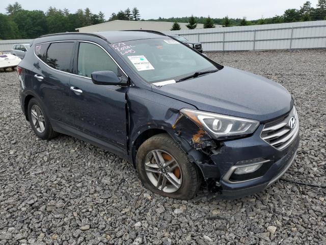 5NMZU3LB0HH033697 - 2017 HYUNDAI SANTA FE S BLUE photo 4