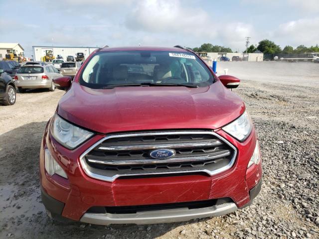 MAJ3P1VEXJC162484 - 2018 FORD ECOSPORT TITANIUM RED photo 5