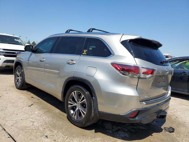 5TDJKRFH3GS300672 - 2016 TOYOTA HIGHLANDER XLE TAN photo 2