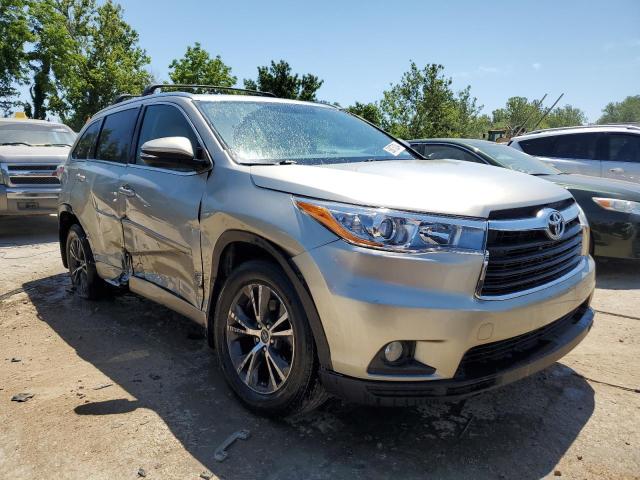 5TDJKRFH3GS300672 - 2016 TOYOTA HIGHLANDER XLE TAN photo 4