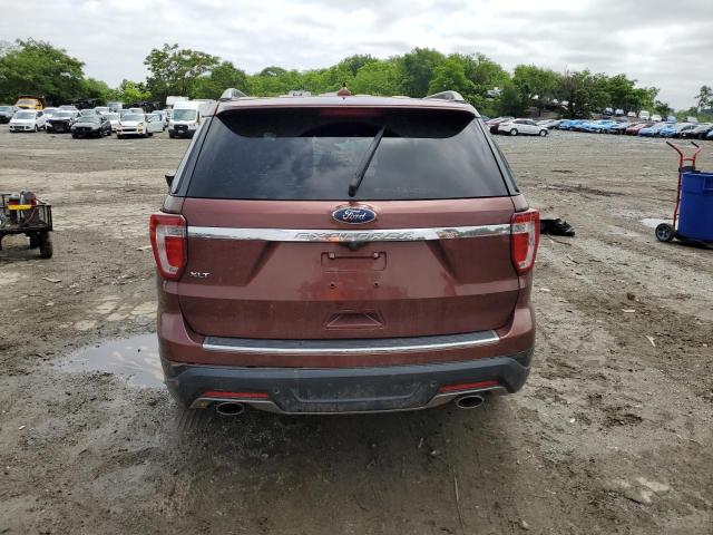 1FM5K7D86JGA35929 - 2018 FORD EXPLORER XLT 勃艮第红 照片 6