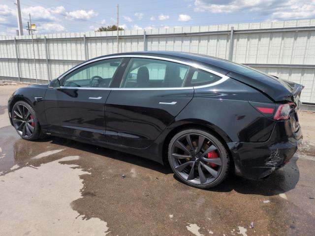 5YJ3E1EC9LF713119 - 2020 TESLA MODEL 3 BLACK photo 2