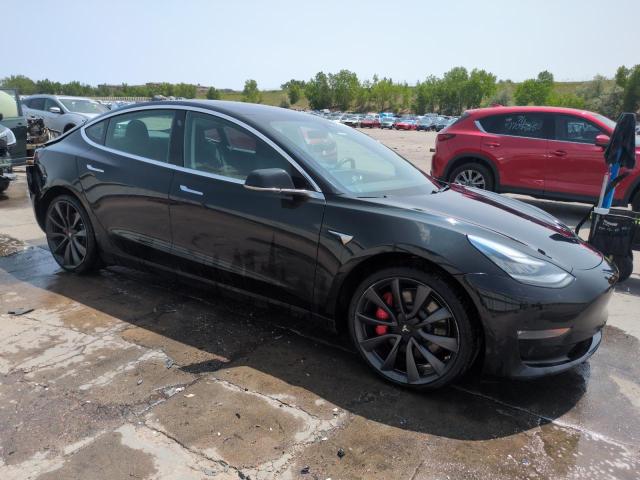 5YJ3E1EC9LF713119 - 2020 TESLA MODEL 3 BLACK photo 4