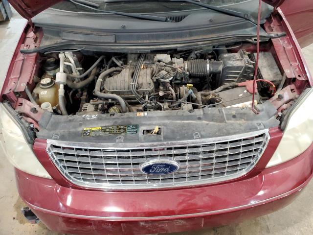 2FMZA52255BA25963 - 2005 FORD FREESTAR SEL BURGUNDY photo 12