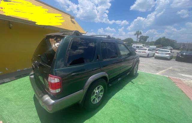 JN8DR07X41W512826 - 2001 NISSAN PATHFINDER LE GREEN photo 4