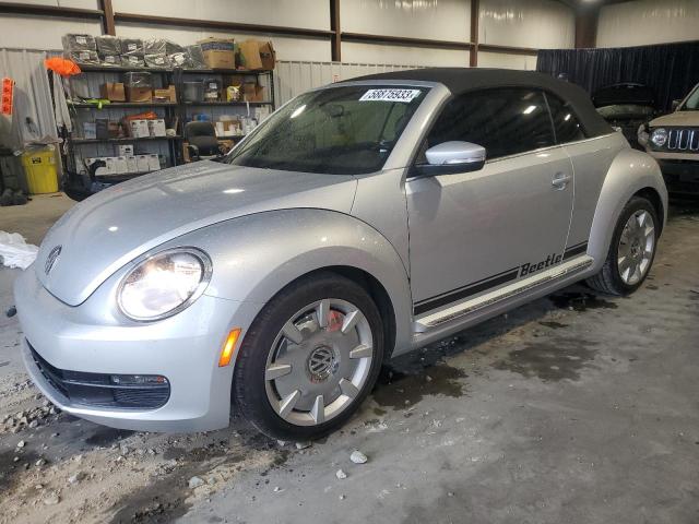 3VW5P7AT3EM806693 - 2014 VOLKSWAGEN BEETLE SILVER photo 1