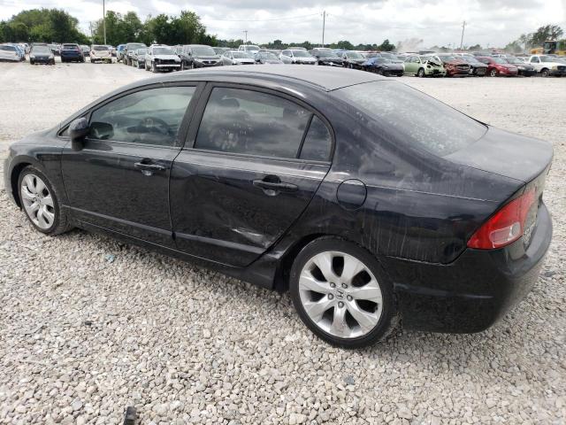 1HGFA16528L074323 - 2008 HONDA CIVIC LX BLACK photo 2