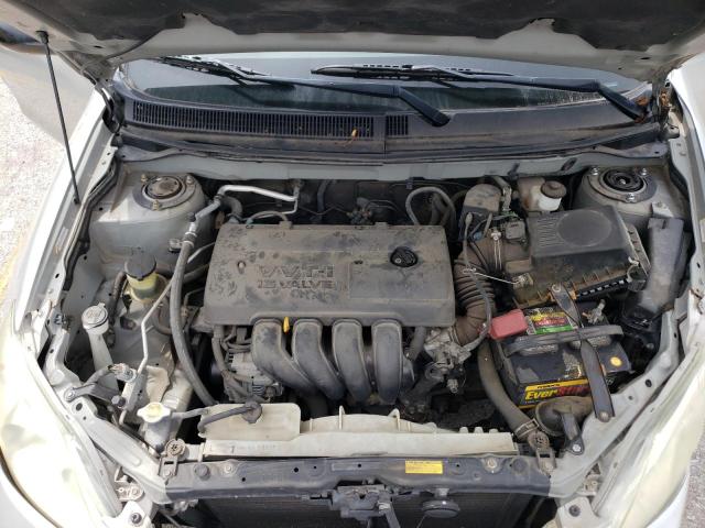 2T1KR32E94C298083 - 2004 TOYOTA COROLLA MA XR SILVER photo 11