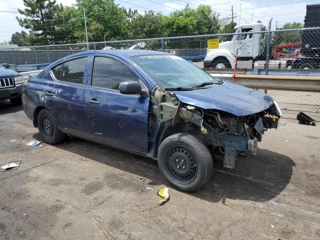 3N1CN7AP2EL857520 - 2014 NISSAN VERSA 4D S BLUE photo 4