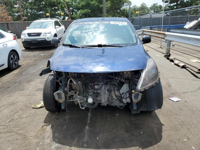 3N1CN7AP2EL857520 - 2014 NISSAN VERSA 4D S BLUE photo 5