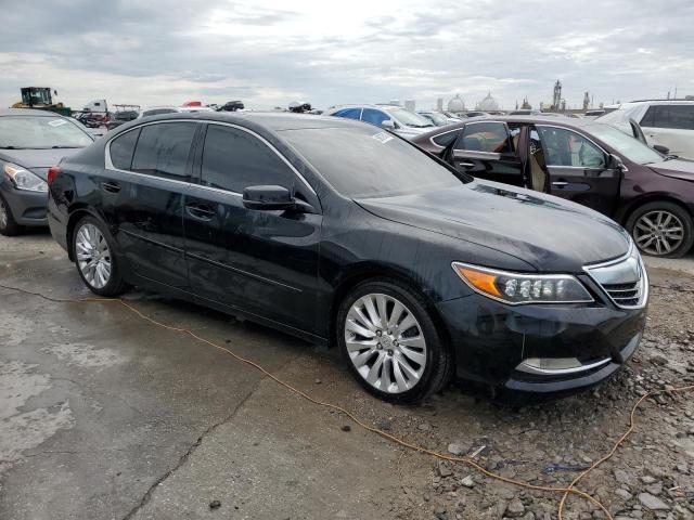 JH4KC1F91EC000279 - 2014 ACURA RLX ADVANCE BLACK photo 4