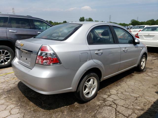 KL1TD566X8B089917 - 2008 CHEVROLET AVEO BASE SILVER photo 3