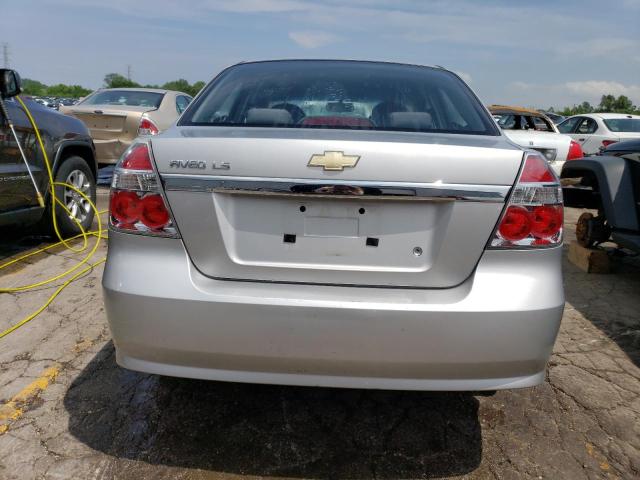 KL1TD566X8B089917 - 2008 CHEVROLET AVEO BASE SILVER photo 6