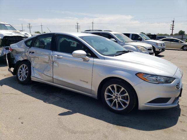 3FA6P0LU7HR231841 - 2017 FORD FUSION SE HYBRID SILVER photo 4