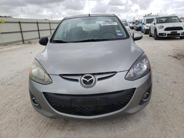 JM1DE1LZ1C0135074 - 2012 MAZDA MAZDA2 GRAY photo 5