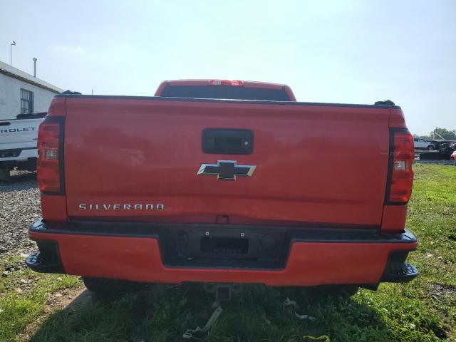 1GCVKPEC6JZ341847 - 2018 CHEVROLET SILVERADO K1500 CUSTOM RED photo 6