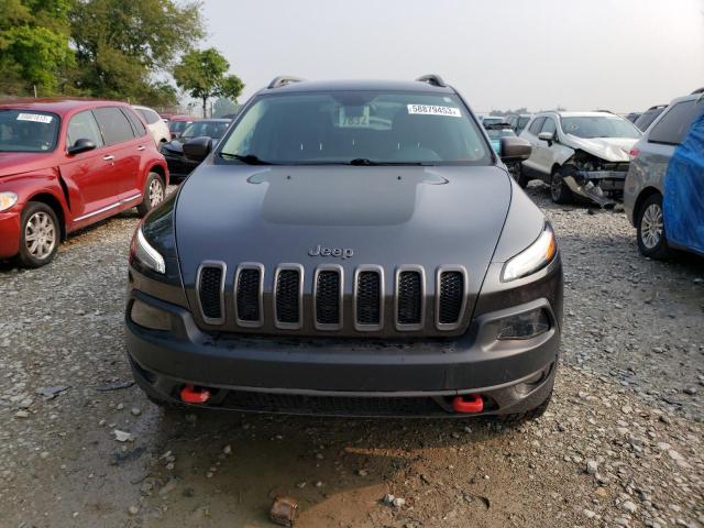 1C4PJMBS9GW134501 - 2016 JEEP CHEROKEE TRAILHAWK GRAY photo 5