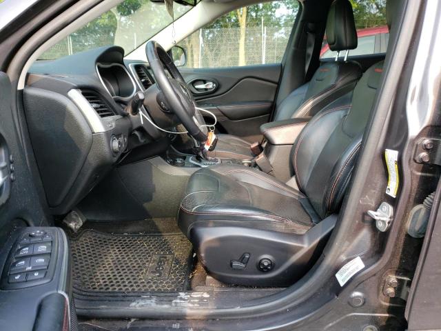 1C4PJMBS9GW134501 - 2016 JEEP CHEROKEE TRAILHAWK GRAY photo 7