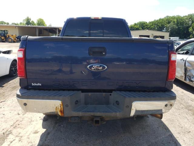 1FTWX31R19EA57943 - 2009 FORD F350 SUPER DUTY BLUE photo 6