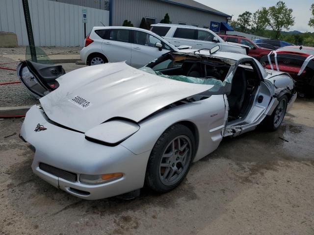 1G1YY12S725126323 - 2002 CHEVROLET CORVETTE Z06 SILVER photo 1