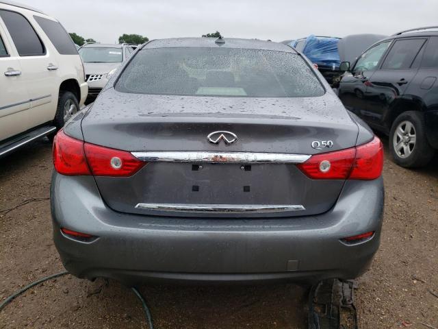 JN1BV7AP2EM685944 - 2014 INFINITI Q50 BASE GRAY photo 6