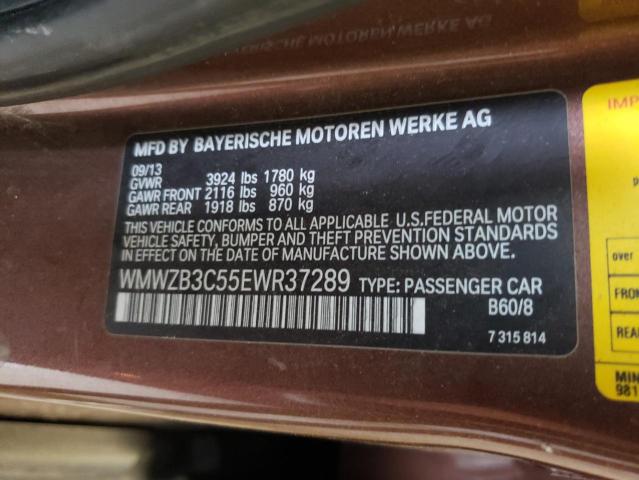 WMWZB3C55EWR37289 - 2014 MINI COOPER COUNTRYMAN BROWN photo 13