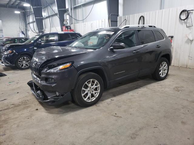 1C4PJMCS0FW502979 - 2015 JEEP CHEROKEE LATITUDE GRAY photo 1