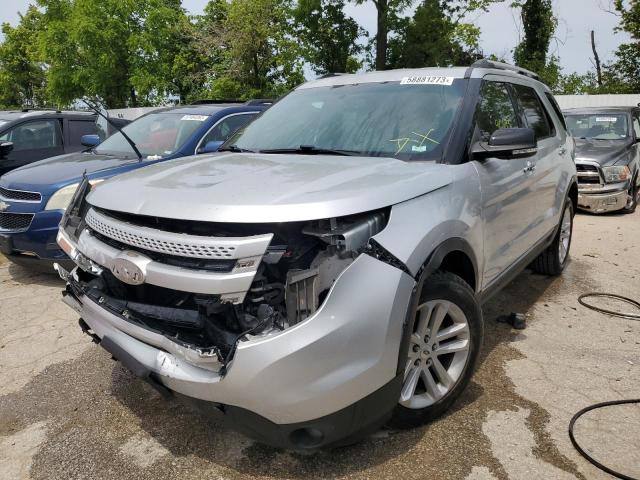 1FM5K8D86FGC53320 - 2015 FORD EXPLORER XLT SILVER photo 1